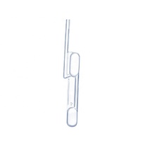 Pipette Pasteur jetable en plastique à double bulbe, volume précis 20ul 50ul 100ul 120ul 155ul 200ul 600ul