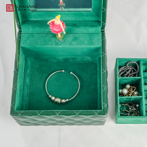 Portable Travel Jewelry <strong>Box</strong> Necklace Ring <strong>Jewellery</strong> Storage <strong>Box</strong> <strong>Music</strong> Jewelry <strong>Box</strong> - Product Image 4