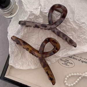 Vintage Leopard Print Acrylic Oversized Claw <b>Clip</b> for Women Wedding Christmas Halloween Back Head Luxe Stylish Hold - Product Image 1