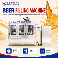 Machine de remplissage et de bouchage automatique de bouteilles de bière, équipement d'embouteillage de bouteilles en verre pour brasserie