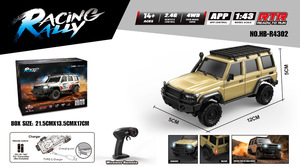 Coche RC Miniatura 1:43 4x4 <span class=keywords><strong>de</strong></span> Escritorio, Simulación a Escala Real, Todoterreno Eléctrico <span class=keywords><strong>de</strong></span> Plástico, Camioneta Rock Crawler <span class=keywords><strong>de</strong></span> Grado Hobby para Niños - Product Image 6