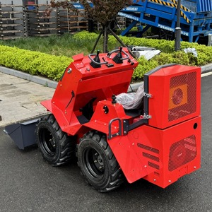 Earth-Moving Machinery 1 Ton Skid Steer Wheel Loaders <b>Machine</b> Customized Skid Steer Loaders - Product Image 4