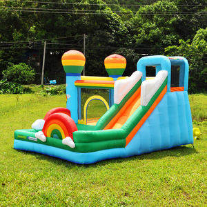 Công Chúa Thương mại bóng rổ Hoop khủng long trẻ mới biết đi Inflatable Jumper Bouncer bouncy nhà nhảy lâu đài trượt với hố bóng - Product Image 5