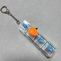 Kawaii 4 Keys Assorted 3D Character Keycap Mechanical Switch Clicker Clear Base Stress Relief Keyboard Fidget Keychain Toy