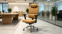 Chaises de bureau réglables de haute qualité, chaises de bureau à dossier haut en cuir PU, en vente
