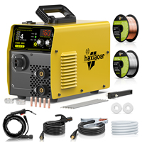Mesin Las MIG Inverter Portabel Haxiaoer dengan IGBT 4-in-1 Multifungsi Gas CO2 Fase Tunggal Garansi 2 Tahun Bersertifikasi CE