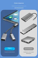 Cable Convertidor de Datos USB2.0 Tipo C con Adaptador de Puerto PD de Carga Rápida de 5A, Blindaje Trenzado, Uso con Banco de Energía, Aleación de Aluminio y Nailon