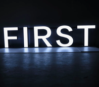 Lettres lumineuses étanches pour restaurants, enseignes, panneaux publicitaires, designs pour magasins, enseignes LED électroniques 3D, panneaux extérieurs, logo