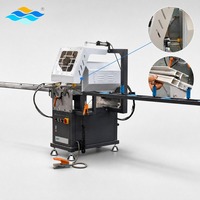 Machine de découpe de profilés en aluminium à tête unique 45 90 degrés avec butée de longueur numérique pour porte de fenêtre