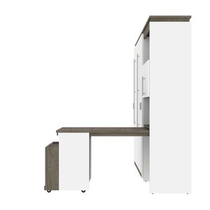 Gỗ hiện đại bảng điều chỉnh Murphy giường với bàn viết đầy đủ/đôi hot-đánh giá đồ nội thất phòng ngủ để sử dụng nhà - Product Image 5