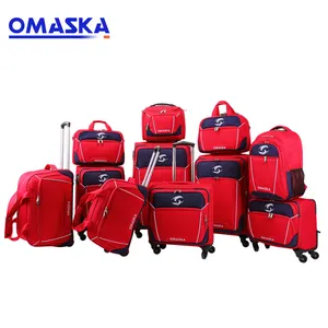 2020新しいデザインの複数の卸売スーツケース旅行はカスタムナイロン荷物セットトロリーバッグを運ぶ