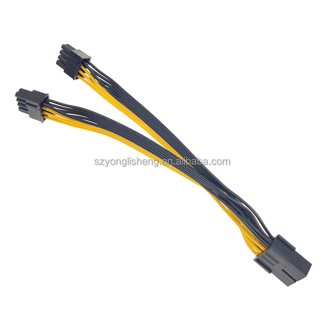 8pin to dual 6 2 Power Supply Cable Cord Graphic Card GPU 8Pin to Dual 8pin (6+2) cable for GPU