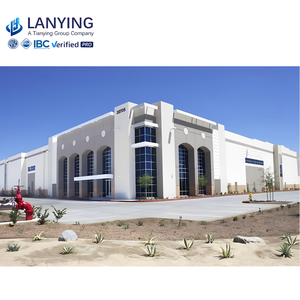 Hệ thống xây dựng nhà xưởng prefab khung thép hoàn chỉnh hiện đại cho văn phòng hoặc phòng tập thể dục với các giải pháp lưu trữ - Product Image 3