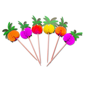 Octagonal Paper Cocktail Umbrellas 8cm Wide Disposable Garnish For Birthday Party Drink Decoration Set - Product Image 4