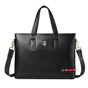 Conjunto de Maletín y Bolsos de Conferencia para <span class=keywords><strong>Hombre</strong></span>, Diseño 3 en 1, Cuero de Grano Completo, para Oficina y Portátil, Económico - Product Image 2