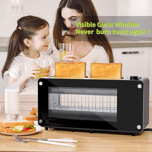 New Design Electric Stainless Steel 2 Slices Household App-Controlled Mechanical Timer 1200W <strong>Toaster</strong> Removable Crumb <strong>Tray</strong> - Product Image 5