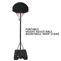 Meilleur Offre Spéciale Extérieure OEM VIE Réglable Portable Tube Carré Cerceau de Basket-Ball Avec Roue
