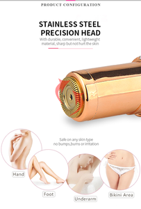 PRITECH personalizado de la cabeza de acero inoxidable con batería eléctrica <span class=keywords><strong>señora</strong></span> afeitadora - Product Image 6