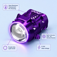 Prix de gros 12V Nouveau 6000K Faisceau large Plug & Play Harnais Lentille LED Hi/Lo Beam 2600 Lumens Qualité Export Mondiale