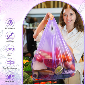 Bolsas de Basura Compostables Ecológicas Tipo Camiseta - Bolsas para Desechos de Cocina de 60L - Product Image 4
