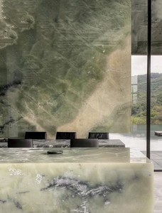 New <span class=keywords><strong>Quarry</strong></span> tùy chỉnh cetina màu xanh lá cây đá cẩm thạch bảng slab tường nền trang trí màu xanh lá cây Onyx cứng đá cẩm thạch truy cập hàng đầu - Product Image 2