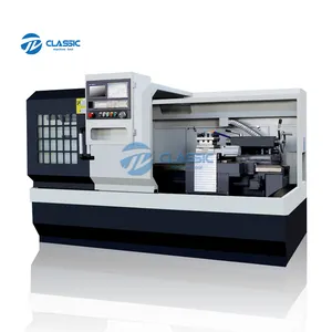 Makineleri tarafından beğenilen alman müşterileri CNC torna makinesi CK6140/6150 küçük CNC torna makinesi