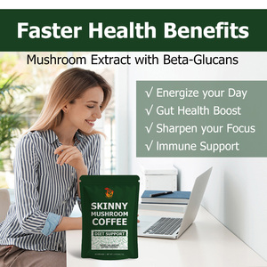 Private Label Natural Herbal Dietary <b>Supplements</b> with Protein Sodium Skinny Mushroom Coffee Powder Sharpen <b>Your</b> Focus Powder - Product Image 3