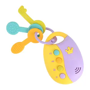 HOYE CRAFTS baby musical toys pretend car key with light simulation car key for kids