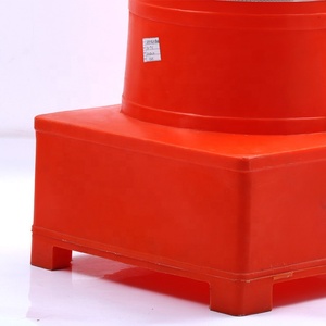 Venta caliente 1100MM plástico LLDPE rojo y blanco reflectante accidente barrera <span class=keywords><strong>de</strong></span> tráfico barril - Product Image 5