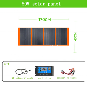Generador Portátil de 60/80/100/150/200/300/400/500W, Paneles Solares Plegables, Bolsa Solar, 220V, Energía Móvil para Exteriores, 1 Año de Garantía - Product Image 4