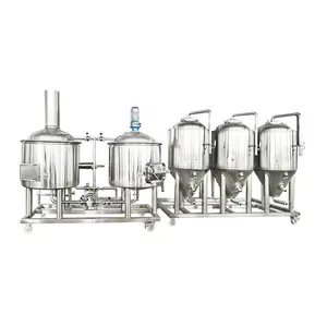 100L 200L 300L 500L 700L 1000L 2000L สแตนเลส Brewing Micro Home Bar Craft Beer Brewery อุปกรณ์