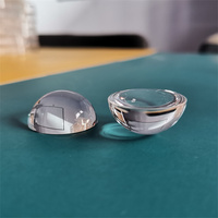 Chine Fabricant de qualité 2-20 mm Verre optique Ruby Lentille demi-boule