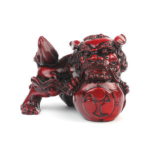 Hongton <span class=keywords><strong>colore</strong></span> rosso fengshui fu cane statua chonese fengshui pechino <span class=keywords><strong>leone</strong></span> - Product Image 5