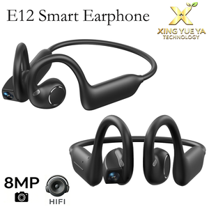 Nuevos Auriculares Inteligentes Unisex E12 con Traducción por IA, Conducción Ósea, Cámara de 8MP, Asistente de Voz de 8GB, Cancelación de Ruido, Deportivos - Product Image 2