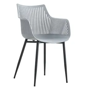 Plastik sandalye yemek sandalyeleri beyaz ucuz oturma Modern açık odası mobilya ahşap bacaklar yemek mutfak kolsuz