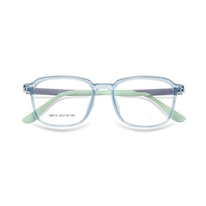 Montures de lunettes carrées pour enfants S8015, couleur transparente, couleur bonbon, monture complète légère pour enfants, toutes formes de visage - Product Image 1