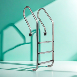 Échelles de piscine antidérapantes en acier inoxydable série SF, de 2 à 5 marches - Product Image 2