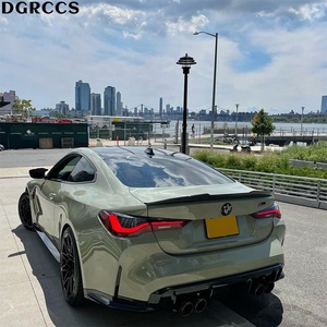 Alerón Trasero de Fibra de Carbono Estilo PSM Tipo Panal de Abeja Sin Perforaciones para BMW Serie 4 G22 Coupé y M4 G82 2020-2023 - Product Image 5