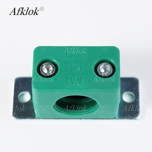 Klem pipa plastik ringan, klem tabung pipa hidrolik tugas ringan 1/4 "hingga 3", klem pipa tunggal standar dengan baut mur - Product Image 3