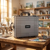 Grande valise de protection rigide personnalisée en couleur pour appareils photo, drones et équipement photographique avec mousse prédécoupée ou mousse sur mesure