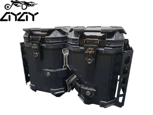 Sacoche latérale de moto en aluminium 38L, accessoires de bagages, boîte latérale pour moto, échappement de moto - Product Image 2