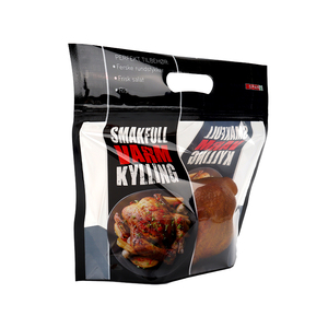 Tùy chỉnh in <span class=keywords><strong>Zip</strong></span> khóa túi nhựa đứng lên Túi với dây kéo an toàn cho pizza và gà nướng bao bì thực phẩm - Product Image 2