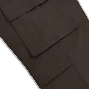 Personalizado OEM fabricante vintage bolsillos de cintura alta streetwear holgado casual para hombre largo paracaídas cargo pantalón para hombres Pantalones