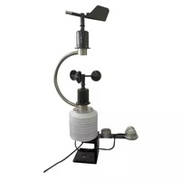 Température d'air CO2 intégrée personnalisée Pression Humi Direction de la vitesse du vent PM2.5 PM10 Station de surveillance météorologique extérieure pour l'agriculture