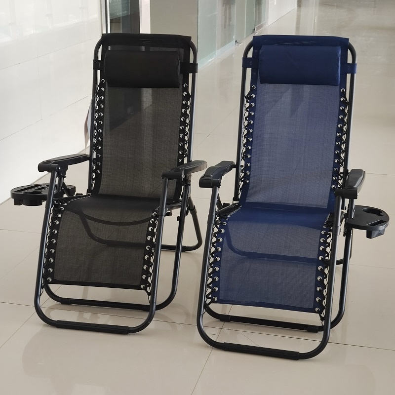 Складное кресло с нулевой гравитацией, Широкое Кресло для отдыха на открытом воздухе, пляжа, внутреннего дворика, бассейна