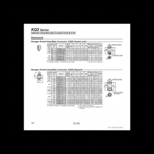 นิวเมติกส์แบบสัมผัสเดียว KQ2S10-01NS ชิ้นส่วนนิวเมติก SMC - Product Image 1