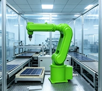 Robot de Soldadura Industrial CNC de 6 Ejes y 220V con Controlador Programable y Componentes Principales