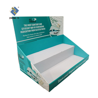 Présentoir personnalisé d'autocollants de comptoir à 3 niveaux au détail Présentoir de jouets de table Présentoir de comptoir en carton