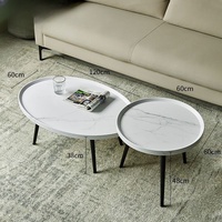 Sortie d'usine 2024 table basse table basse Infinity personnalisée Convient à la fois salon et chambre table basse italie