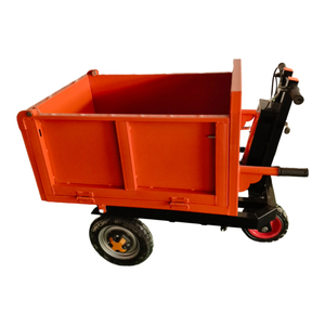 Goedkoopste hete aanbieding 3-wielige industriële kruiwagen elektrische handkar zwaar transport voor tuin & landschapsarchitectuur materiaaltransport - Product Image 6